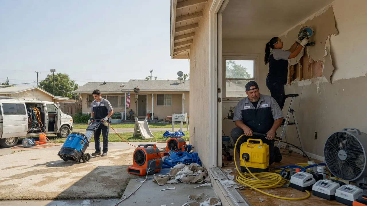 Water Damage Restoration in Fullerton, CA near me